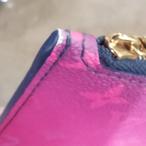 Louis Vuitton Monogram Spring in the City Neverfull MM Midnight Fuchsia Pochette - Picture 12 of 13